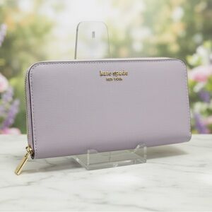 NWOT Kate Spade Saffiano Leather Morgan Zip-around Continental Wallet